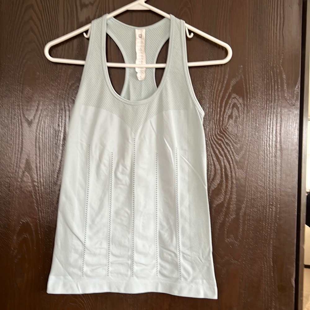 Fabletics Light Blue Racer Back Tank